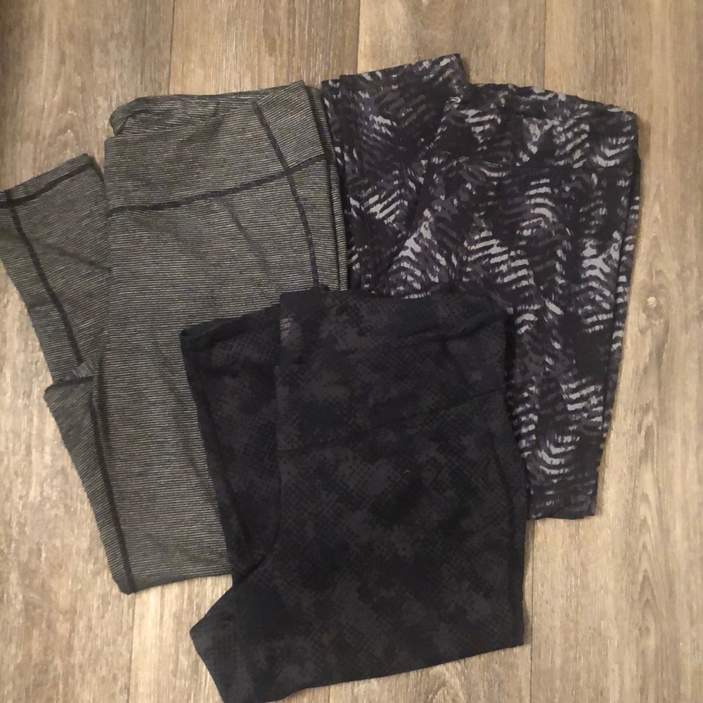 Three Pairs of Leggings